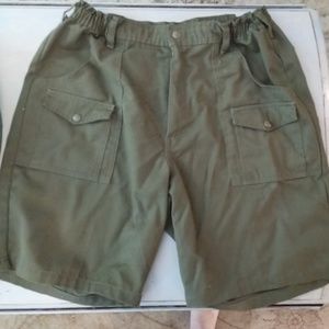 Green Boy Scout Shorts